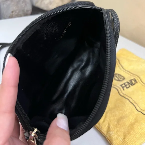 Vintage Fendi Zucca Mini Crossbody Clutch Bag - Picture 9 of 16